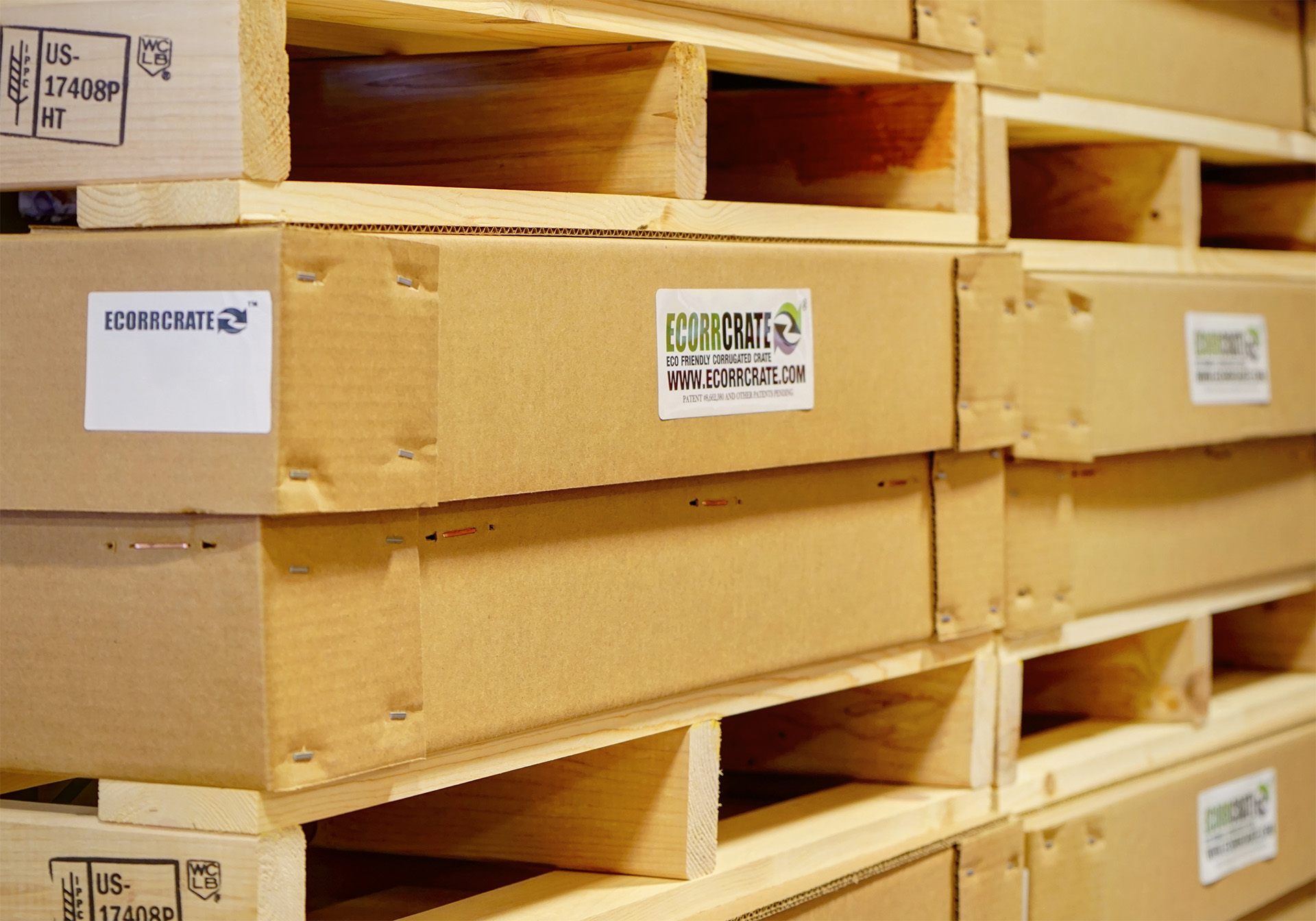 ecorrcrate made with corrugated walls for cheaper production cost. Collapsible for easy storage