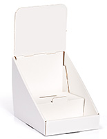 small white countertop display